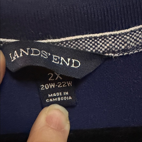 Lands' End Dark Blue anchor dress - Picture 2 of 5